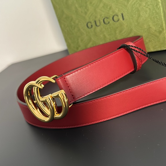 Gucci Marmont G Belt red - Picture 3 of 4